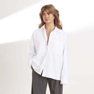 Djerf Avenue Breezy Shirt White